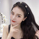 Idelson retro gold-plated camellia headband lady style fashionable sweet girl simple headband hair accessories camellia headband F0980