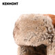 Kenmont Autumn and Winter Men's Northeastern Cotton Hat Thickened Ear Protection Windproof and Coldproof Ski Lei Feng Hat Cycling Winter Plus Velvet KM-5190