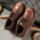Caterpillar Caterpillar (CAT) self-operated official flagship store official website cat labor protection shoes steel toe cap anti-smash, puncture and waterproof workwear dark brown 35