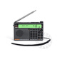 Hanrongda HRD-757 aviation band radio DSP high-performance full-band radio digital channel selection APP remote control SOS alarm lighting radio Bluetooth TF card player Hanrongda 757 standard black green backlight