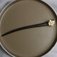 Two Worlds Happy Wooden Hairpin Women's High-end Gardenia Flower Temperament Hairpin Modern Simple New Chinese Style Hairpin Wooden Hairpin Hairpin