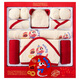 Bangerwell Newborn Baby Clothes Gift Box Baby Festival Gift Box Newborn Full Moon Meeting Gift Supplies
