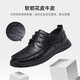 Chameau (chameau) rétro poli poli rode-hide résistant à la semelle douce big head têtes de chaussures en cuir affaires hommes G13S201051 noir 41