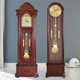 
Yunhao European style villa luxury vertical clock living room Chinese retro seat clock solid wood mechanical clock retro floor pendulum clock 9922