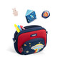 YOME crossbody bag, children's holiday gift coin wallet, fashionable cartoon waist bag, boy, elementary school student shoulder bag, dinosaur style