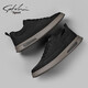 
Shachi men's shoes spring and autumn board shoes men's casual shoes fashion canvas shoes lace-up soft sole casual versatile sports shoes trend black 39 leather shoes size
