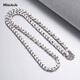 Miss JuJu PT950 platinum necklace men's platinum herringbone chain domineering boss keel snake bone chain thick and wide chain can be customized, weight 15.40g, length 55cm, thickness about 2.8mm