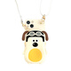 Tongrubi Dongbai Dog Coin Wallet is suitable for p60 Huawei mate50/40pro mobile phone case 70/80 crossbody Honor 90Pr white-Zhengmen Dog Coin Wallet + oblique strap Huawei nova 11