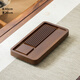 Chenshi tea tray solid wood household Bakelite new dry brewing small tea table tray whole piece office Kung Fu tea set drainage tea table Huanghuali color Pinyi 40*20 free water balloon water pipe