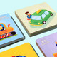 Fengshang Kinder frühes Bildung Spielzeug dreidimensionales Puzzle Jahre Baby-Puzzle-Bausteine ​​Spielzeug der zweisprachigen kognitiven doppelten Schicht unten Bild Spielzeug für Kinder