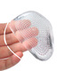 Simei silicone forefoot pad high heel insole half size insole women's high heels inside anti-slip pad summer transparent silicone insole [dispensing non-slip style] forefoot pad (2 pairs) easy to travel, anti-top foot, not easy to slip