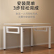 Jingcai computer desk desktop desk office study desk writing desk e-sports long table training table JDZ01 white 1 meter