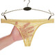 
Sexy underwear underwear men's lace transparent thong thin sexy underwear Sexy tempting T-pants Mesh Transparent White M