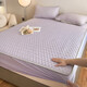 Red bean summer cool ice silk latex cool mat summer cool quilt three and four pieces set summer air conditioning mat machine washable bed cover style - light purple four pieces set / 1.5m cool mat + 2.0m summer quilt + pillowcase 2