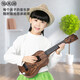 
Xuntu (XUNTU) Ukulele 23-inch male beginner environmentally friendly veneer children's small guitar introduction carbon ukulele red 1 inch 55cm dragon dance national trend (with first-class 17 inch