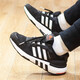 阿迪达斯 （adidas）男鞋夏季新款运动鞋EQT+缓震跑步鞋轻便透气休闲鞋HR2035 GX6630黑白红 39