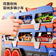 Baolexing children's toy car New Year's gift for 3-6 year old boys rail car alloy car large swallowing ejection transport car