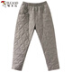 Woodpecker exports French down cotton pants for women to wear thin and thick winter harem thermal pants large pocket cotton pants red thermal pants XL recommended 120-140Jin Jin equals 0.5 kg