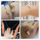 Yujingji Fat Donglai same style 18k gold fixed beads 18 gold silicone positioning beads adjustment ball gold small spacer beads pearl bracelet thickened positioning beads 4.0 K yellow one