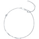 Saturday Fu PT950 platinum bracelet for women SMILE B0710962 about 1.39g 16+3cm birthday gift