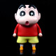 Crayon Shin-chan large size Xiaobai peripheral beach duck model toy doll doll car ornaments Kabuki Shin-chan 10cm