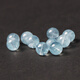 Yingyan 7A natural ice aquamarine loose beads handmade diy ladies bracelet necklace blue crystal multi-treasure devil blue single 7a grade devil blue 10 mm 1 piece