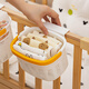 Worthbuy (Worthbuy) Nachthänge Korbkorb Kinder am Nachtbeutel Baby Zaun Windel Schachtel Baby Windeln Hängende Beutel mit Wandhängezubehör (18,5*14*11)