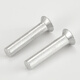 
Jianwei countersunk rivet M2M2.5M3-M8 flat cone head solid aluminum rivet GB689 flat hat hand-knock flat head rivet traffic sign sign nail 6*30 (10 pills)