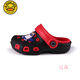 G.DUCK KIDS little yellow duck summer new children's shoes men's wading breathable sandals beach non-slip wear-resistant children's hole shoes women's shoes black/fruit green 24