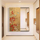 Soxw Spiegel in voller Länge versteckter Dressing Spiegel Push and Pull-Kontaktspiegelanpassungsspiegel mittelalterlicher Stil Veranda Definitionsmals Schlafzimmer Hängende Malerei Blume und Vogel Malerei ein Spray Malmalerei Kristallporzellan Malerei hochauflösender Spiegel Malerei Papier 50*140 cm