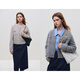 
Fan Silan 23FS14110 lazy style sweater cardigan jacket for women in autumn and winter super beautiful little fragrant style knitted sweater Rouge red XL