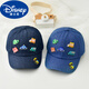 Disney children's hat spring and autumn baseball cap baby outdoor summer sun protection hat boys and girls fashionable baseball cap light blue (denim motorcycle peaked cap) 2-8 years old (50-54cm) x (adjustable hat girth)