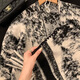 Yunna National Style Landscape Painting Shawl Travel Outdoor Cloak Cloak Blanket Thickened Warm Scarf for Women in Autumn and Winter Landscape Painting Shawl
