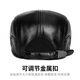 Hombo de terciopelo ártico Los hombres se mantienen calientes en invierno, personas de mediana edad y ancianos, además de un sombrero de terciopelo, gorro de bola de pato protección fría de protección para orejas, papá, sombrero de doble uña, sombrero delantero delantero marrón (caja de regalo)