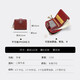 Miaodi birthday gift retro short anti-theft genuine leather wallet women's multi-function card bag simple change certificate bag