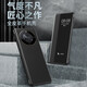 适用荣耀x60手机壳原装x60i/GT保护套荣耀X60Pro翻盖式智能皮套 黑色-翻盖视窗皮套 荣耀X60