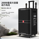Shanshuiren family ultra-high-power heavy bass outdoor square dance trolley speaker multimedia conference karaoke home Bluetooth portable mobile speaker audio subwoofer ultra-high-power heavy bass flagship version + full 15.6-inch karaoke machine 15-inch model 1593