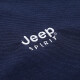 JEEP SPIRIT吉普休闲短袖t恤男商务简约纯色polo翻领体恤衫薄款棉质半袖1283 1283宝蓝 XXXL码建议185-200斤穿着