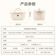 Tianji electric stew pot, electric stew pot, water-proof steam stew pot, soup pot, stew pot, baby food porridge pot, health bird's nest stew pot, white porcelain gall DGGD23A181BBW 1.8L single gallbladder