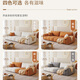Ziwu Sofa Wohnzimmer Stoff Sofa kleine Apartment Technologie Fleece Sofa Sofa Sofa Sofa Sofa Sofa Sofa Sofa Sofa Sofa Sofa Sofa 831#3,0 Meter große Viersitze