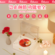 Riksoin customizable disc CD player disc audiophile album Bluetooth player retro listening to discs nostalgic retro literary CD player for Chinese Valentine's Day birthday Michelin white original sound quality 5.4 Bluetooth chip-dual speaker sound cavity diaphragm