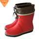 Very good (Jolly Walk) water shoes women's rain boots short tube rain boots waterproof rubber shoes waterproof non-slip student shoes fashion with saliva boots JW302 red 37