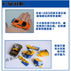 Green Jiantang Pocket Mini Deformable Baijiang BKK Super Alloy Auto Team Bumblebee Little King Kong Robot Toy Boy 5010 Yellow or Brown Randomly Sent 1 599 Ferrari 8 cm