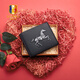 Guski (Guski) Französische Brieftasche Herren Kurzer Brieftasche Herrener Leder Brieftasche High-End-Brieftaschen-Bankkarte Geburtstagsgeschenk Männer [Counter Gift Box] 860011-1 Sofort reich / Erste Schicht Cowide modisch und vielseitig kurz