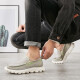 
Huili Warrior casual shoes men's one foot canvas shoes men's fashionable versatile fabric men's shoes lazy shoes WXY-B011Z gray 41