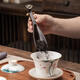 Porcelain brand tea tea set (cipaiming teaset) Porcelain brand tea ebony tea spoon tea spoon tea set accessories household tea tea spoon ebony <Pipa> tea spoon