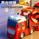 Set von Laufspielzeugen Ejektionspur-Auto Kinderspielzeug Jungen Geburtstagsgeschenke 2-jährige Jungen 1-3-6 Jahre alte Baby 5 Kinder 4 Kinder [mit Geschenkbox tragen] Auswurfwagen 丨 6 Legierungsauto-Leichtmetall-Legierungsauto-Auswurfauto-Ingenieurwesen Autospielzeug