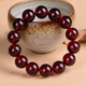 DL 1998 blood amber bracelet Baltic beeswax amber round bead bracelet 12-20 men blood amber single circle 18mm*13 pieces (generous men's style)