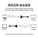 Shanze hdmi to dvi adapter câble mâle à femelle HDMI à dvi-i / dvi24 + 5 hd bidirectionnel head support waptop monitor connection hgd02