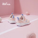 361 children's sports shoes for boys and girls (3-12 years old) anti-collision toe toe dense net casual running shoes Pink 30